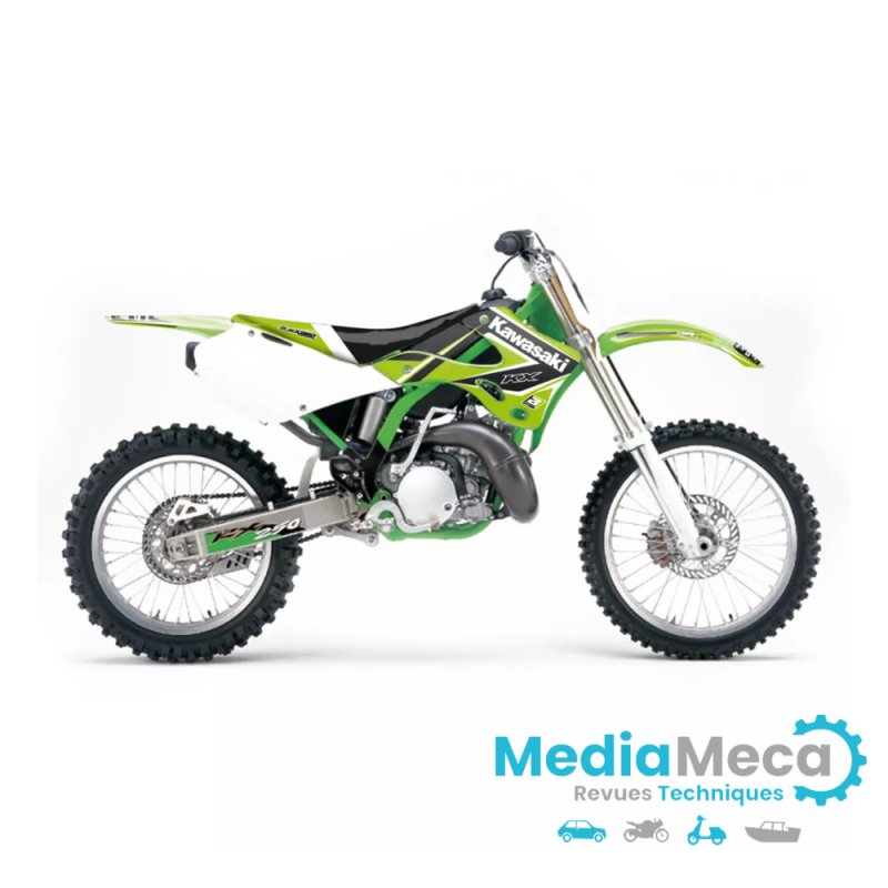 Technische Überprüfung und Werkstatthandbuch für Kawasaki KX 125