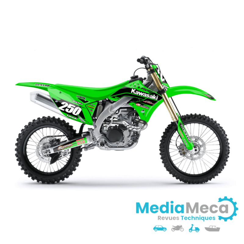 Manual de taller y revisión técnica kawasaki KX 450F 2010