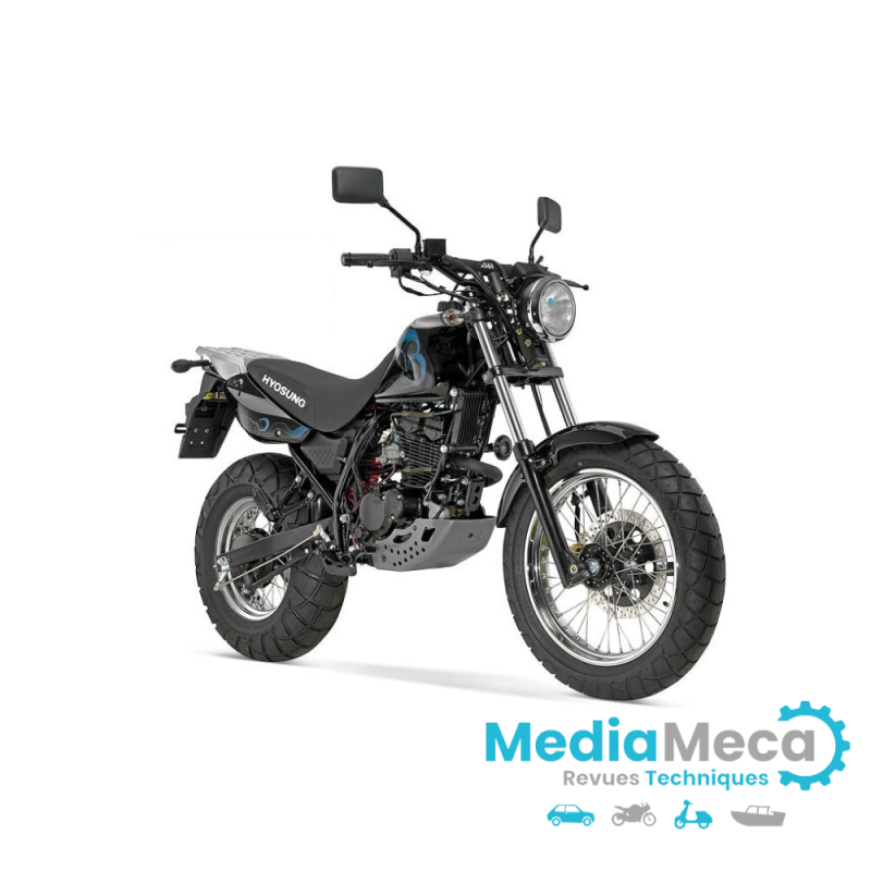 Workshop manual and technical review for hyosung karion 125