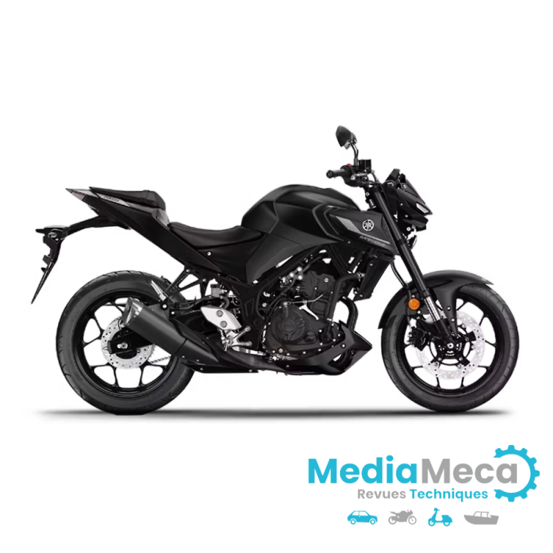 Workshop manual and technical review for yamaha mt-03