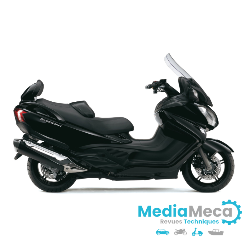 revisión técnica y manual de taller para scooter suzuki burgman 650