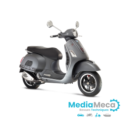 revue technique et manuel d'atelier pour vespa gts 125ie 2009