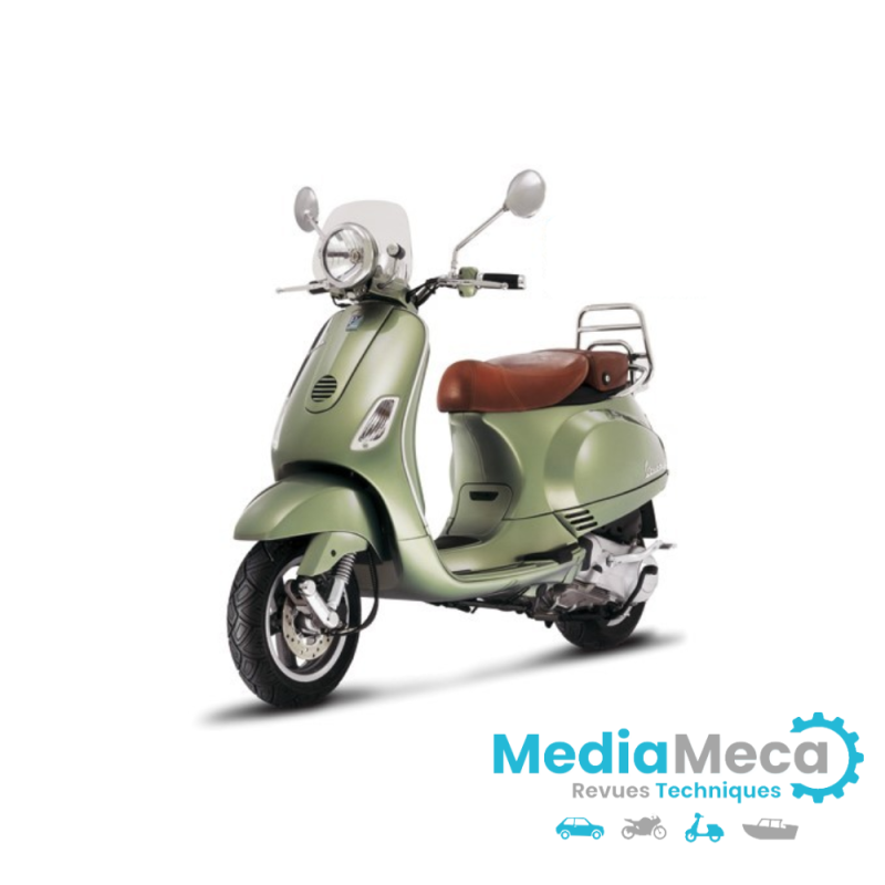 technisch overzicht en werkplaatshandboek voor vespa lxv 50